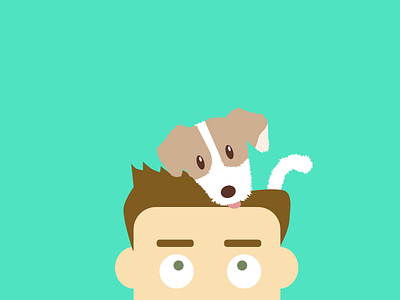 Dennis funny illustration minimal my dog