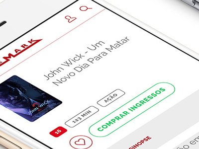 Example of Cinemark Mobile