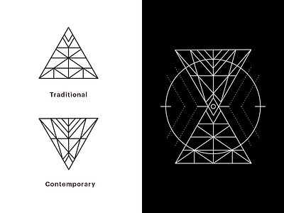 Building the Target accomplice accpl contemporary geometric glyphs icon set iconography methodology research strategy target traditional