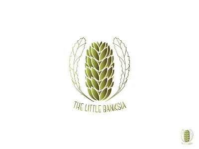 The Little Banksia banksia bar brand coffee design flower identity little logo plant shop