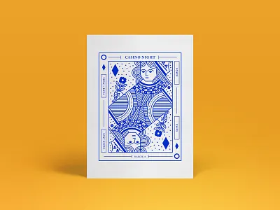 Casino Night chips poster