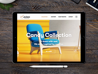 JELÍNEK Candy Microsite candy chair furniture jelinek microsite wordpress