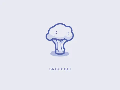 Broccoli broccoli food icon illustration vector vegetable