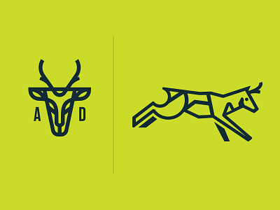 Antelope Icons antelope athletic outdoors pronghorn running trail running