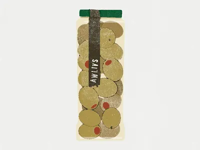 Olives green illustration jar olives pitted