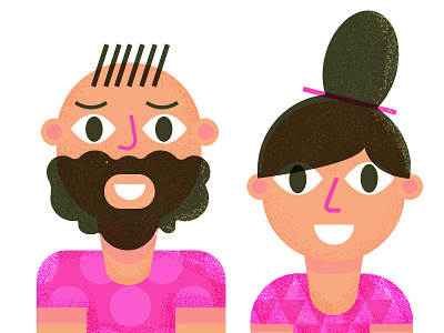 People study #2 beard female girl guy hipster male