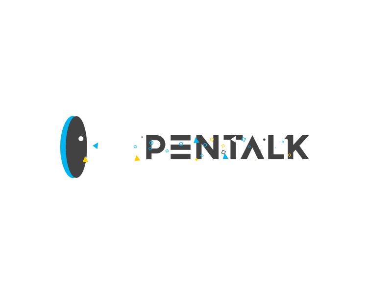 Opentalk 2017 Logo Animation animation conference font graphics logo loop motion opentalk shapes. typography type