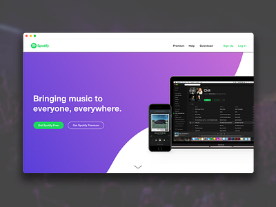 DailyUI: #3 (Landing Page) challenge dailyui landing page ui ux