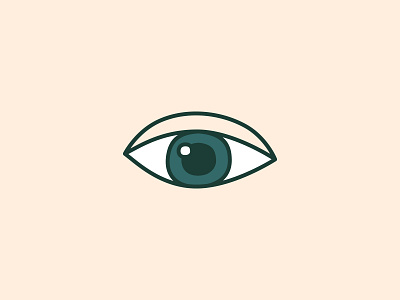 Studio Fegraeus Symbol beige eye green illustration logotype studio fegraeus