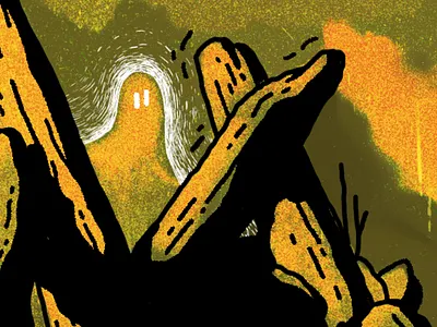 Spirit drawing ghost illustration photoshop rocks spirit texture
