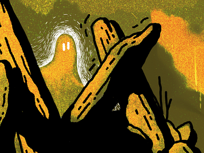 Spirit drawing ghost illustration photoshop rocks spirit texture