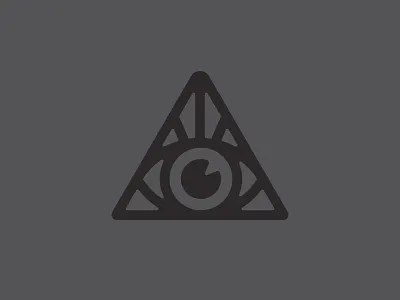 Bad Omen pt. 1 bad beer evil eye eye icon logo occult omen spooky triangle