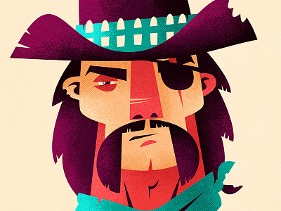 Desperado v4 illustration illustrator photoshop texture wild west