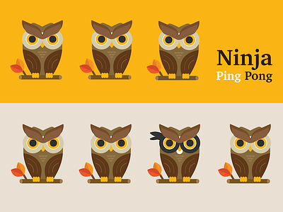 Ninja Ping Pong Book Cover advice book book cover leaves ninja owl ping pong