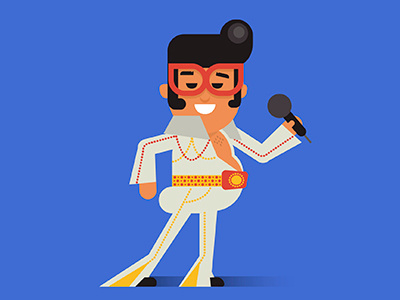 Elvis Style elvis ilustracion ilustration vector