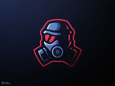 Gas Mask eSports Logo dasedesigns design e sports gaming gas mask icon logo mascot sports
