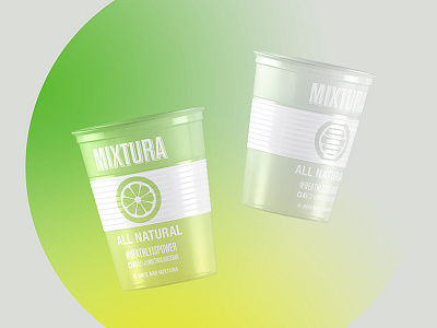 Cup Mixtura branding cup juice mix