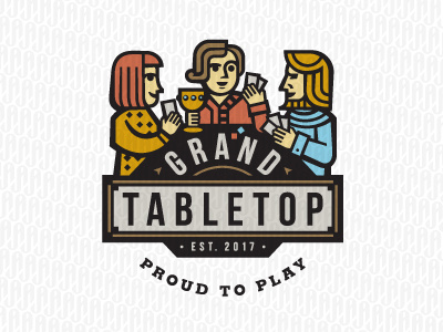 Grand Tabletop ames game jerron logo people play table