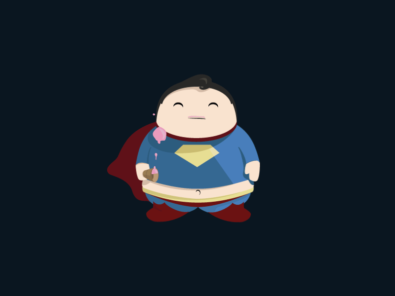 Superheroes Animation animation gif illustration illustrator superheroes