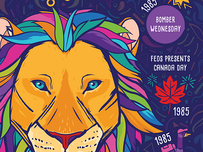 WATSUP 2016-2017 Cover celebration federation of students feds illustration lion maple leaf university of waterloo uwaterloo waterloo watsup