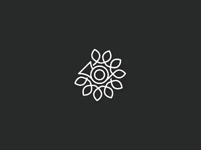 Florapost logo black clean design emblem hunap hunapstudio kapor logo minimal pro professional studio