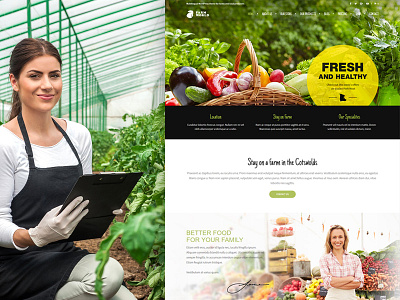 Farmworld WordPress Theme farm food fresh local multilingual onlinestore producers theme wordpress