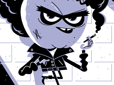 Bad Apple Detail #1 editorial illustration