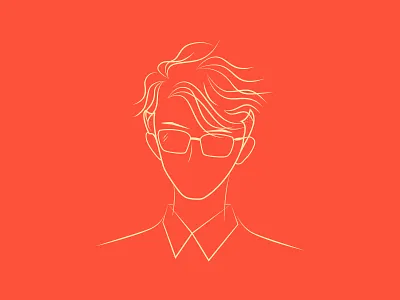 Day088 | Avatar avatar clean dailyui inllustration minimal red