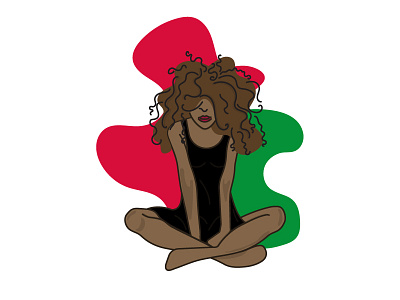 Figure Studies 01 africa black character curly female figure hair pan african study women