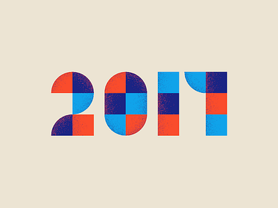 2017 2017 design geometric illustration minimal shapes texture type vector