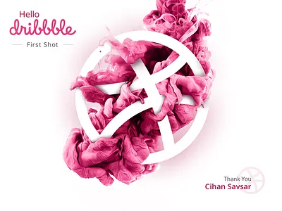 Hello Dribbble! art creative debuts design dribbble first shot follow hello dribbble ink invitation invite thanks