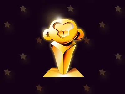 Gold monkey gold monkey statue