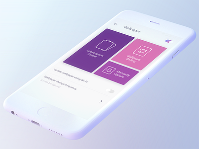 Wallpaper App app color light purple ui wallpaper