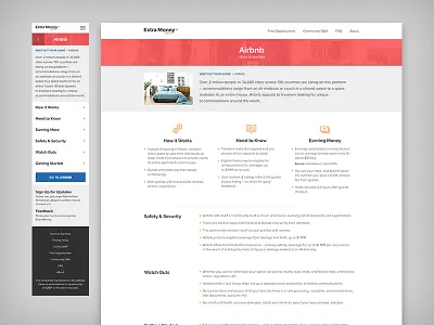 Extra Money - Company page