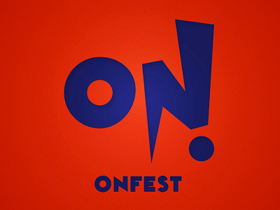 ON!Fest new identity branding fest festival gaming identity logo