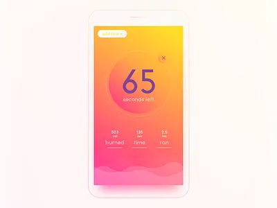 014 - Countdown 014 app countdown dailyui form gradient sports ui