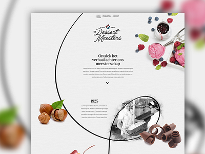 Dessert Meesters artica corporate food webdesign