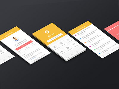 Thrive app doctor health ios mobile patient thrive treehacks ux
