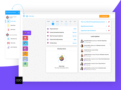 Class Tag - Web and Mobile App, Branding branding children colaboration dashboard design education mobile app parents teacher ui design ux design web app