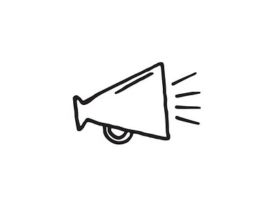 Get Loud design doodle drawing icon illustration movies sharpie vector