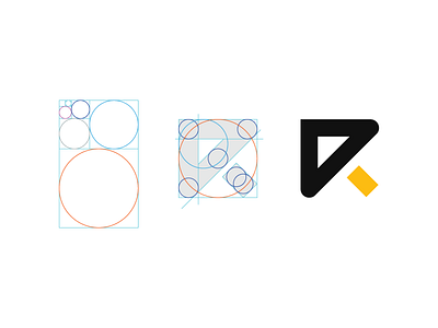 My Personal Logo | Riopurba design golden ration grid logo logo grid logotype r r letter rio purba