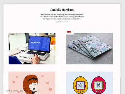 New Website is Live designer illustration portfolio web design