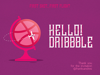 First shot, First flight. debut firstshot follow illustration nicaragua