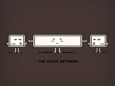 The space between us computer fun illustration space