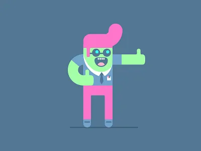 Miles character design illustration miles milestone