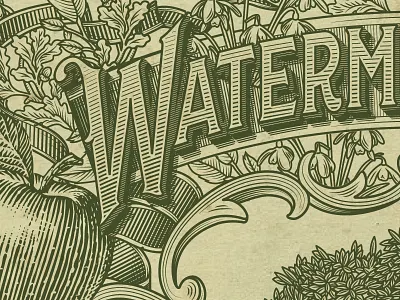 WaterM WIP apple etching whiskey whisky wip work in progress