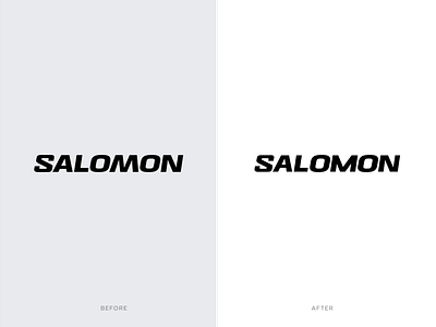 Salomon Logo Update branding graphic design identity logo