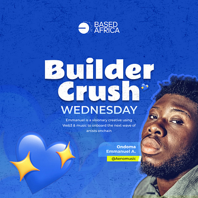 Based Africa Builder Crush Wednesday branding creativity design graphic design vector visual design