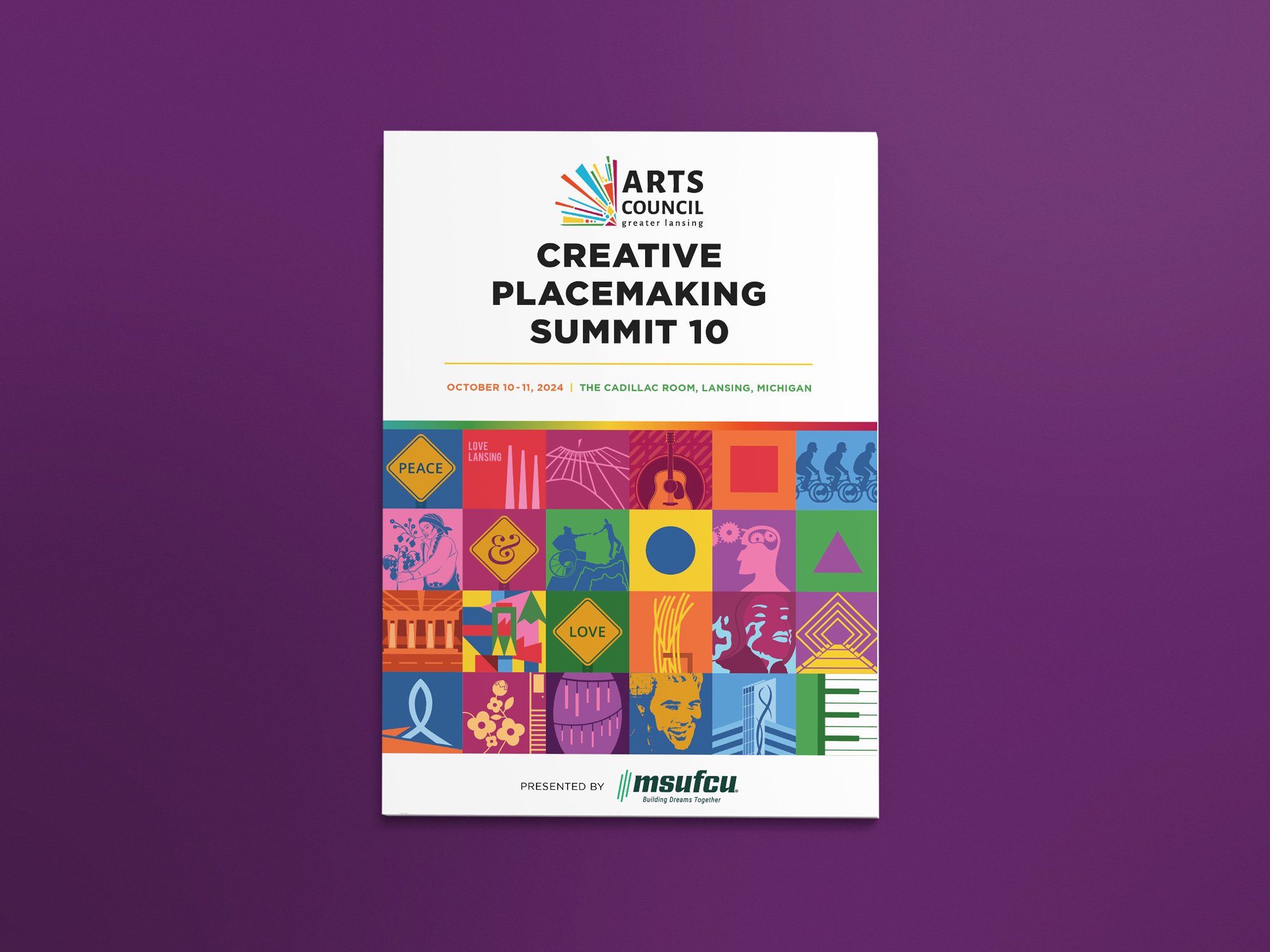 Creative Placemaking Summit 10 Brand adobe illustrator adobe indesign branding event graphic design icons illustration minimal placemaking