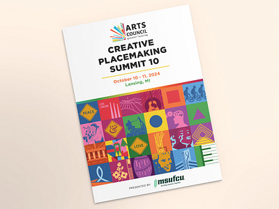 Creative Placemaking Summit 10 Brand adobe illustrator adobe indesign branding event graphic design icons illustration minimal placemaking